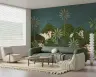Night Forest Cow Wall Mural 6