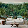 Tropical Bay Longtail Boats Wall Mural 8