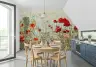 Vibrant Poppy Field Wall Mural 7