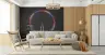 Vibrant London Eye Night Cityscape Wall Mural 6