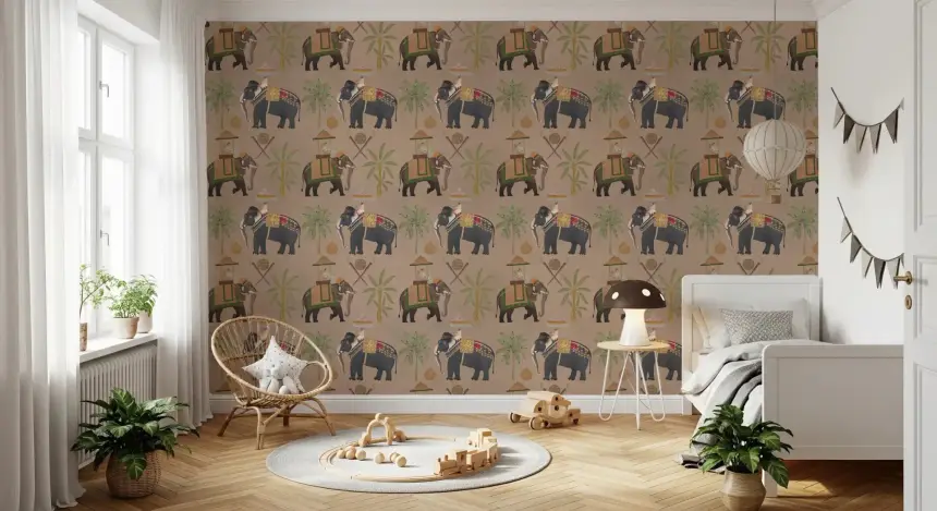Regal Elephant Wall Mural