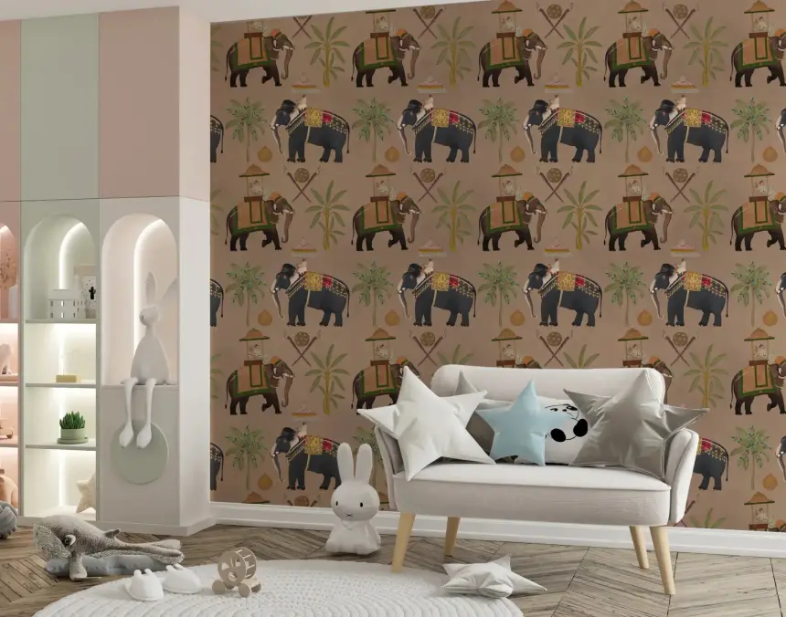 Regal Elephant Wall Mural
