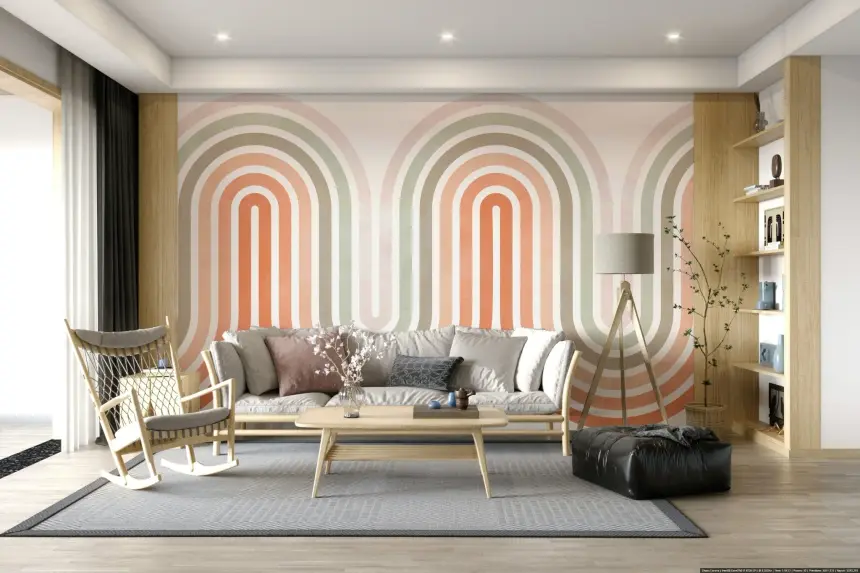 Retro Archway Wall Mural