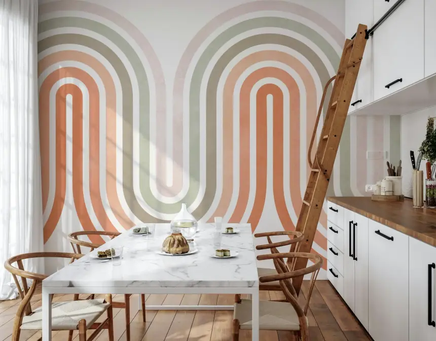 Retro Archway Wall Mural