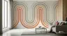 Earthy Tone Geometric Arch Wall Mural 6