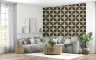 Retro Geometric Star Pattern Wallpaper 6