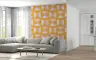 Mid-Century Geometric Arcs Pattern Wallpaper 8