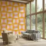 Mid-Century Geometric Arcs Pattern Wallpaper 6
