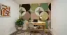 Mid-Century Geometric Circle Wall Mural 7