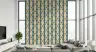Teal Cream Mustard Retro Capsule Chain Wallpaper 6