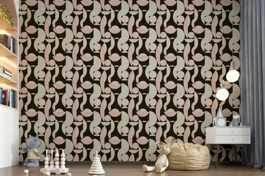 Retro Geometry Wallpaper
