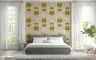 Mid-Century Modern Geometric Circles Wallpaper 6