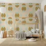 Mid-Century Modern Geometric Circles Wallpaper 7