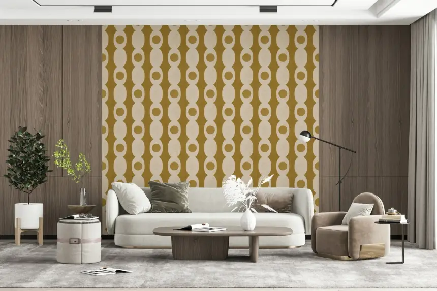 Retro Ovals Wallpaper -2978112