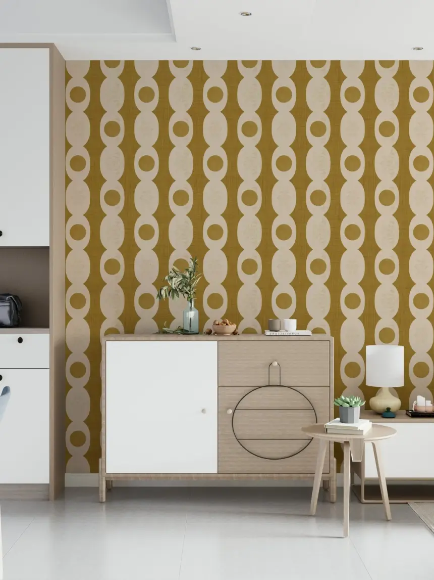 Retro Ovals Wallpaper -2978112