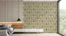 Elegant Art Deco Palm Fan Pattern Wallpaper 7
