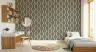 Modern Wavy Lines Geometric Grey Wallpaper 6