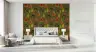 Mid-Century Abstract Woodland Motif Wallpaper 7