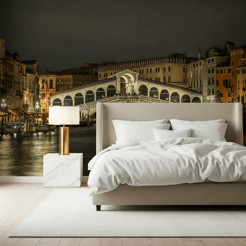 Rialto's Night Wall Mural