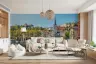 European Hillside Cityscape Wall Mural 8