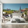 European Hillside Cityscape Wall Mural 7