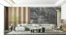Authentic Dark Grey Rocky Surface Texture Wall Mural 7