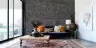 Dark Textured Rock Face Wall Mural 7