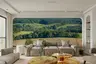 Lush Green Valley Scenic Wall Mural 6