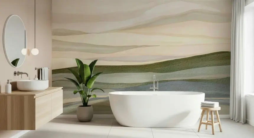 Rolling Horizon Wall Mural
