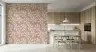 Dusty Rose Geometric Pinwheel Pattern Wallpaper 7