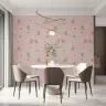 Charming Pastel Bird and Blossom Wallpaper 7