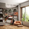 Historic Stone Arch Bridge and Rowing Boats Wall Mural 8