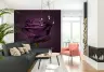 Dramatic Deep Purple Rose Floral Wall Mural 7