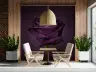 Dramatic Deep Purple Rose Floral Wall Mural 6