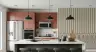 Classic Striped Wallpaper with Floral Dado Border 7