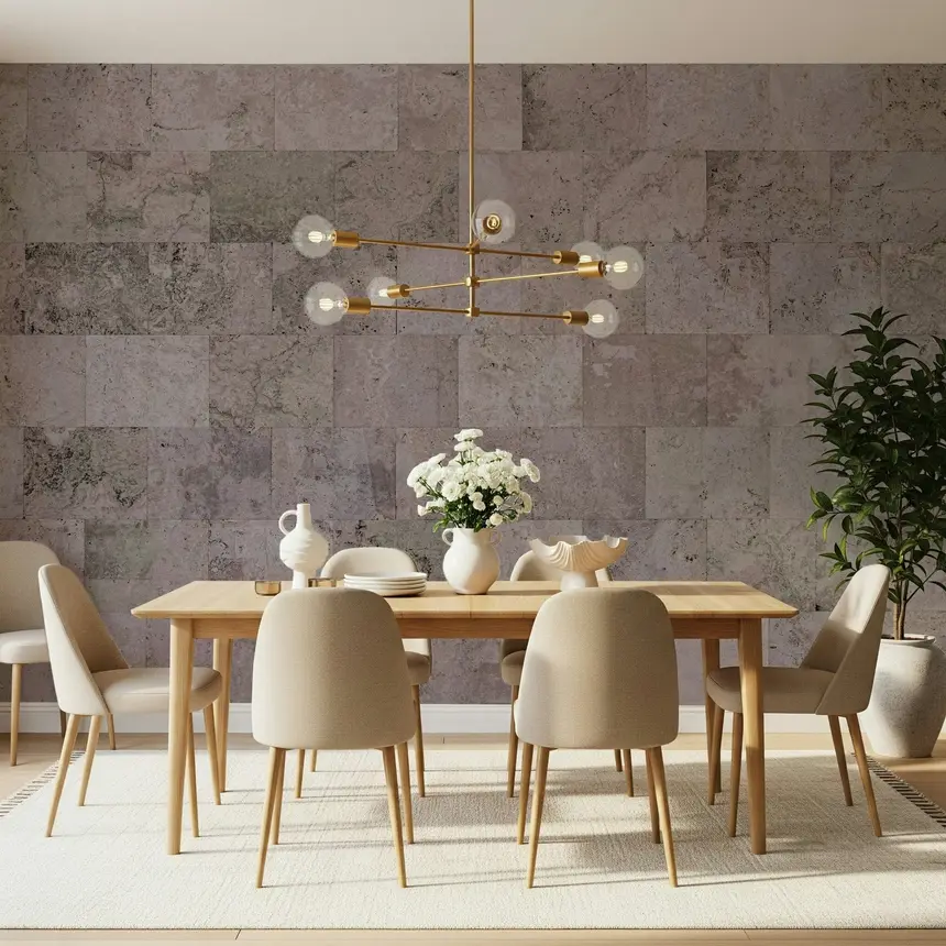 Rustic Block Wall Mural -2306178