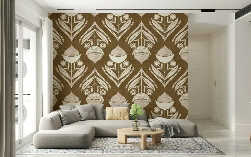 Rustic Floral Wallpaper -3017122