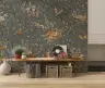 Vintage Forest Animals and Oak Tree Wall Mural 8