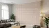 Rustic Terracotta Grid Pattern Wallpaper 8