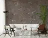 Irregular Brown Grey Fieldstone Wall Mural 7
