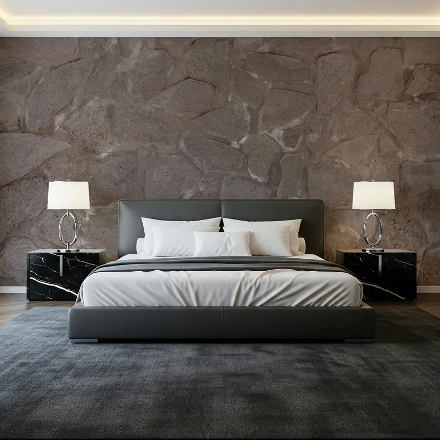 Rustic Stone Wall Mural -2306199