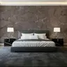 Irregular Brown Grey Fieldstone Wall Mural 8