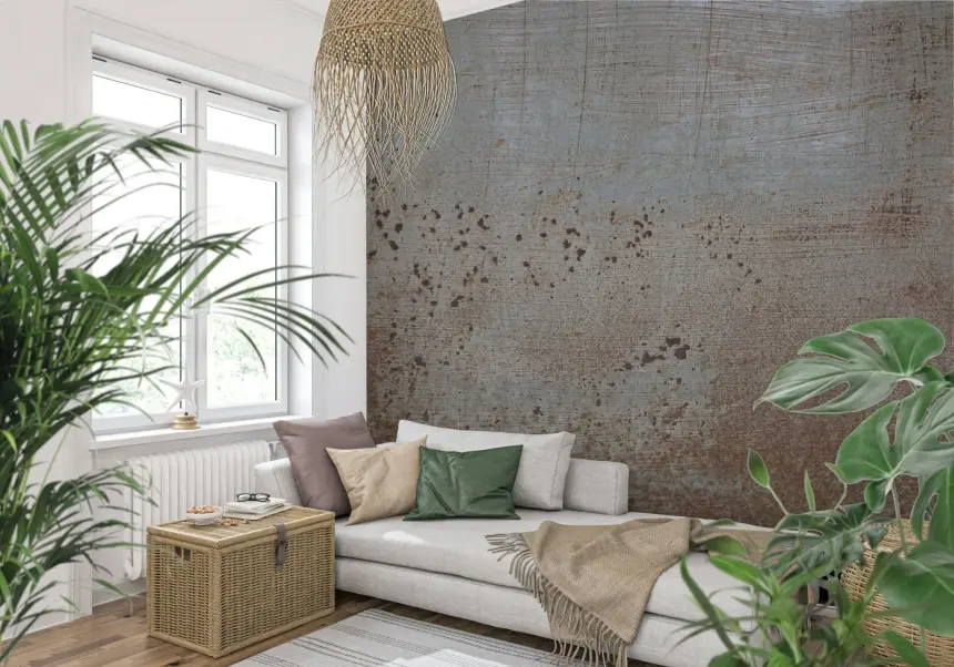 Rusty Metal Wall Mural