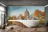 Sacre-Coeur Basilica Autumn Landscape Wall Mural 8