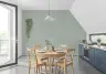 Soft Sage Green Artisanal Square Grid Wallpaper 7