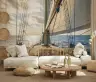 Open Sea Sailboat Deck View Wall Mural 8