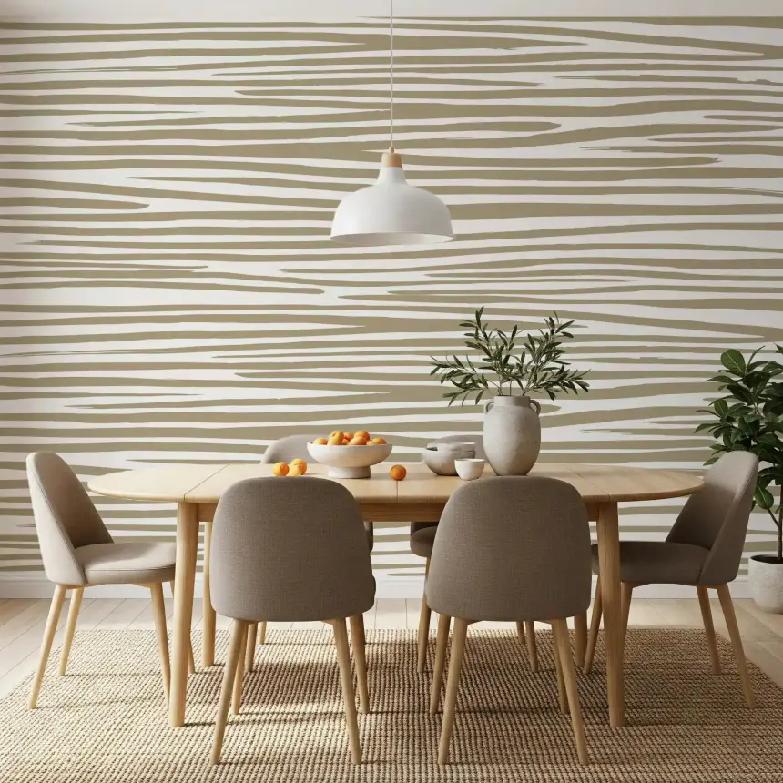 Sand Stripe Flow Wall Mural