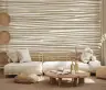 Organic Wavy Stripe Pattern Wall Mural 7