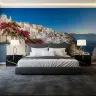 Santorini Coastal Village Wall Mural 6