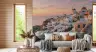 Santorini Sunset Coastal Village Wall Mural 6